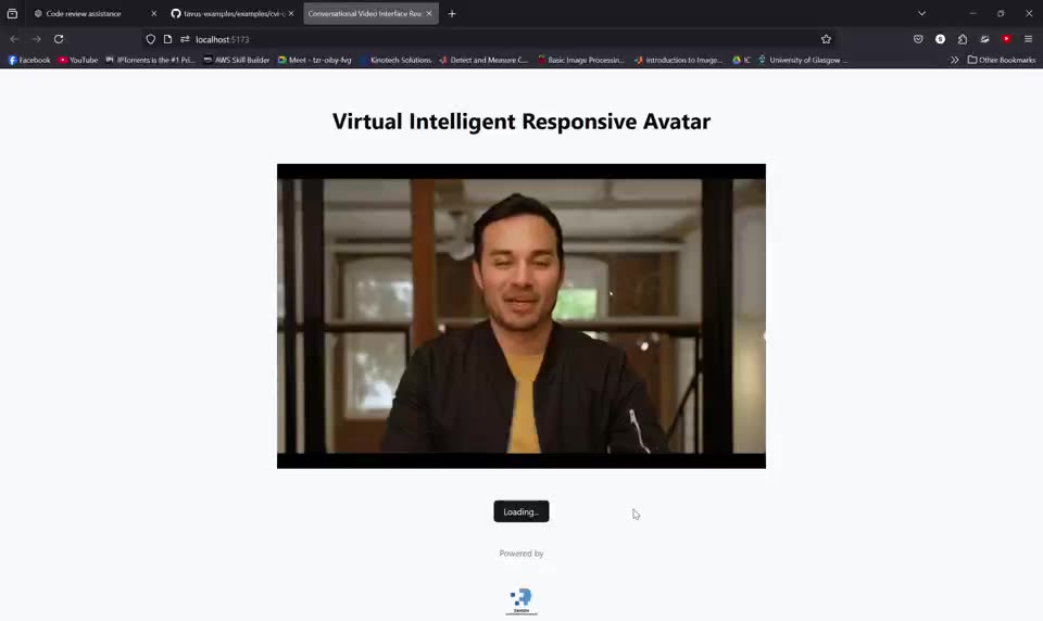 VIRA — Live conversation with the avatar, a ai & software project by Saeed Iqbal