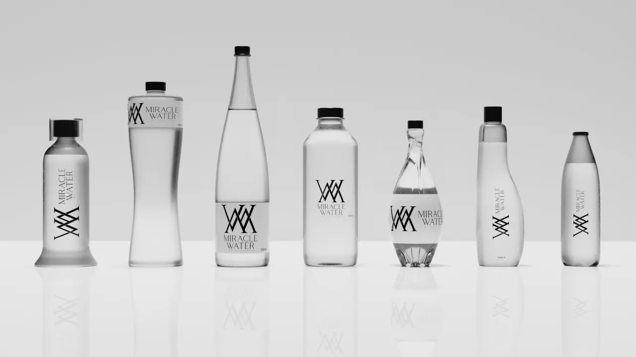 Product Visualisation — Bottle line, a 3d design, simulation & xr project by Saeed Iqbal
