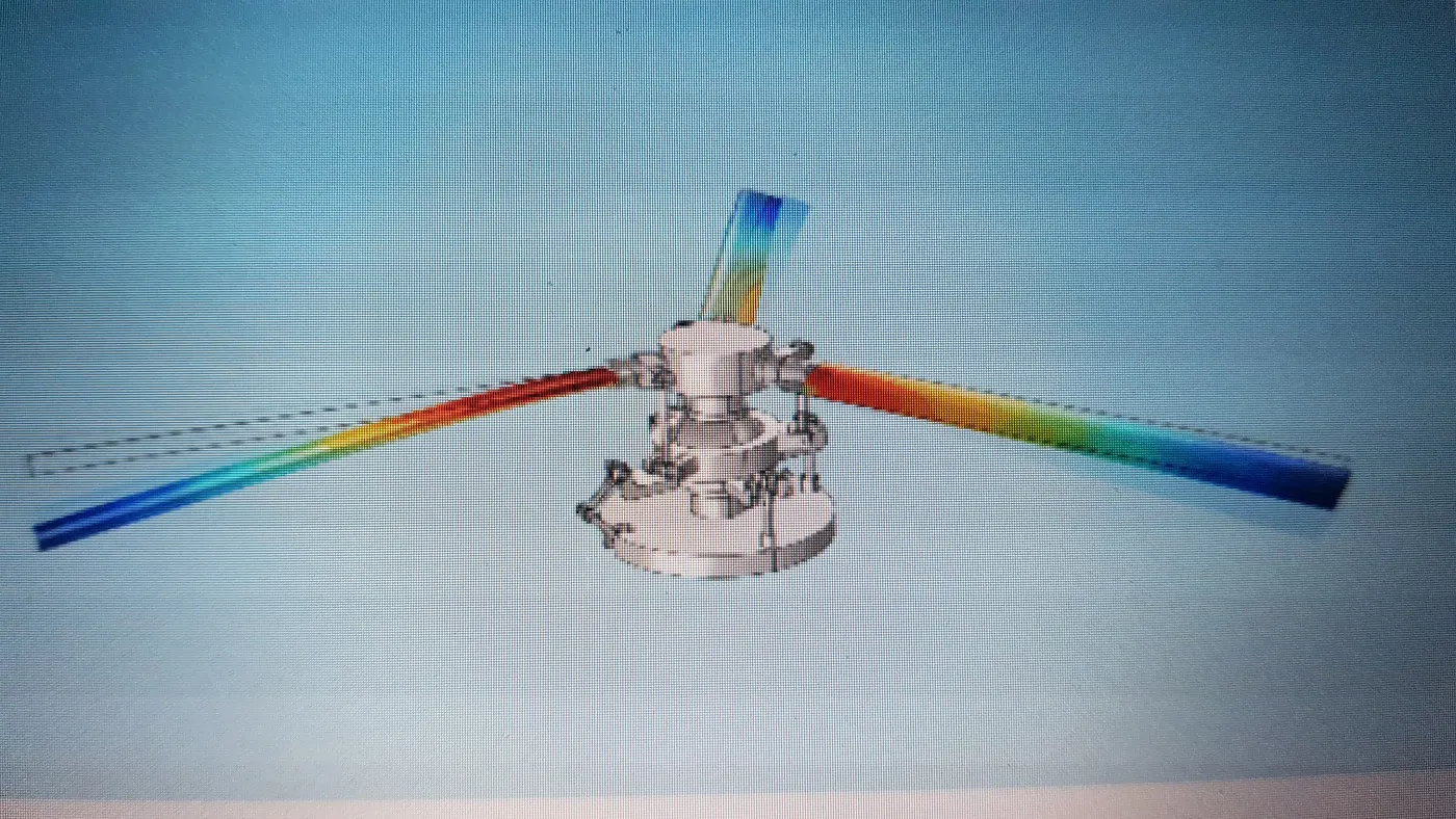 FEA & Structural Analysis — Propeller stress, a 3d design, simulation & xr project by Saeed Iqbal